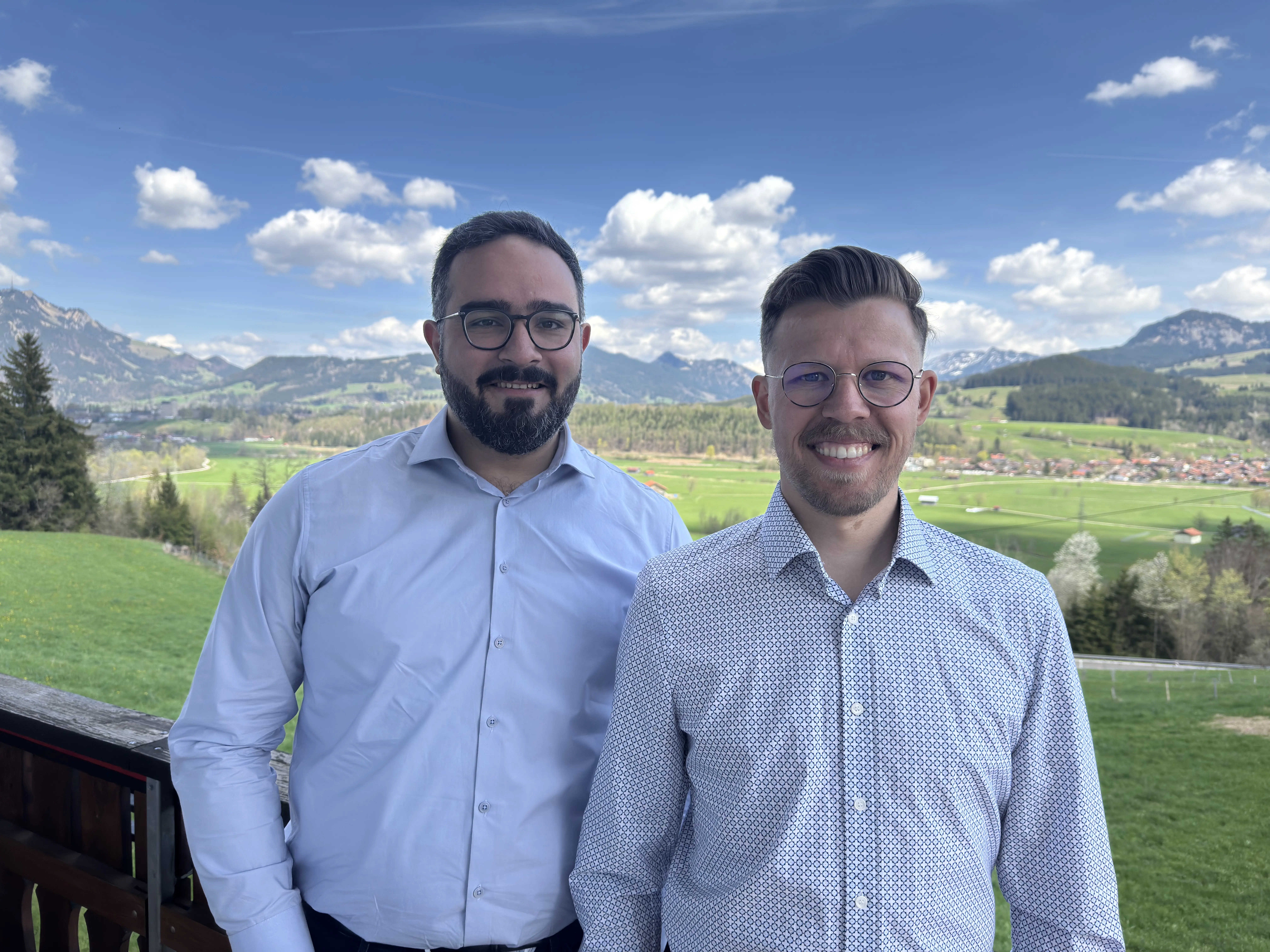 Hani Fares und Andre Kurek im Allgäu